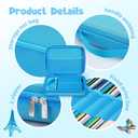 Hard Case Compatible with 3Doodler Start+ Essentials (2023) for 3D Pen Set for Kids, Art Activity Set Carrier Case for Printing Filament Refill and USB Charger,Blue (Box Only)