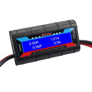 Yunsailing 1Pc 200A High Precision Watt Meter Power Analyzer Battery Consumption Performance Monitor Amp Meter Monitor with Backlight Digital LCD Screen for RC Solar Voltage Current Power (60V)
