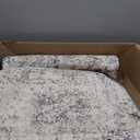 Schweek 10x14 Washable Area Rug Brown Neutral Vintage Distressed Large Rugs