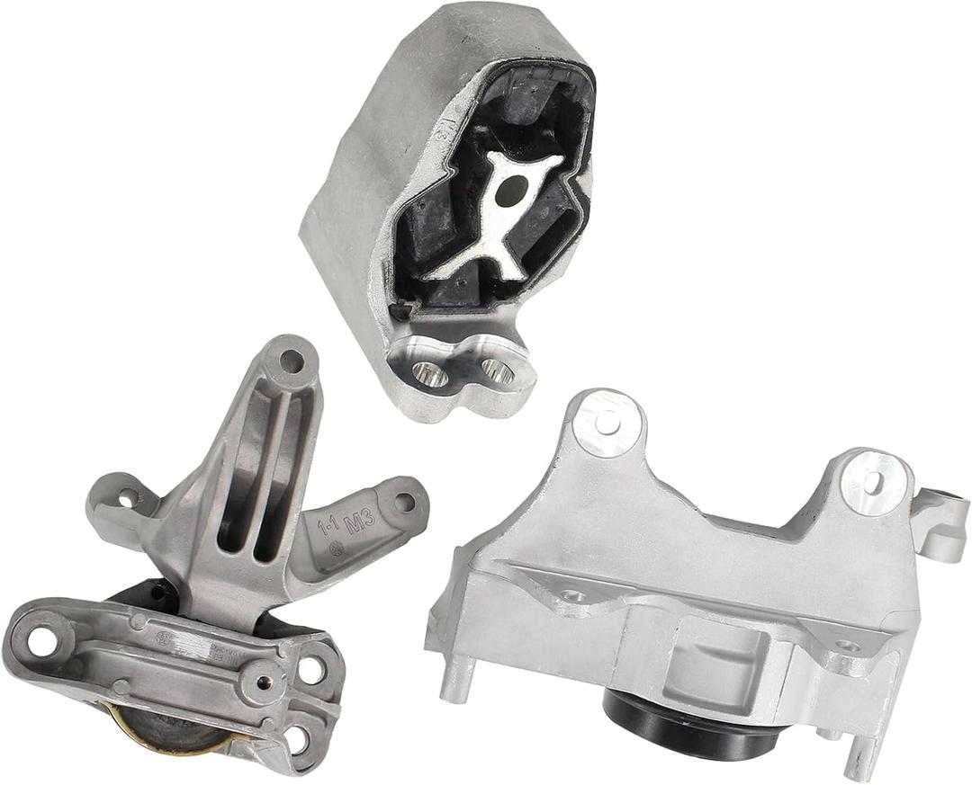 3pcs Engine Motor Mount and Automatic Transmission Mount Set for Nissan Rogue 1.5L 2021 2022 2023 2024