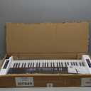 Vangoa 61-Key Light-Up Keyboard Piano for Beginners, 350 Tones & Timbres, 3 Teaching Modes, With Microphone, Black