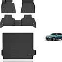 KELCSEECS Floor Mats & Cargo Liner Custom for BMW X5 2026 2025 2024 2023 2022 2021 2020 2019 Car Mats Automotive Cargo Mat Floor Liners Trunk Mat X5 All Weather Floor Mats Trunk Liner Black