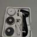 Rechargeable Electric Foot Callus Remover with 3-Sizes 120Pcs Sandpaper Discs, Professional 1000RPM 3-Speed Control Electric Foot File (E Black)