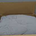 SLEEP ZONE King Size Mattress Pad, Cooling Mattress Topper, Quilted Fitted Mattress Cover, Machine Washable Mattress Protector, Soft Fluffy Down Alternative, Deep Pocket 8~21 inch (Grey, King) (Gray)