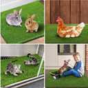 2 Pack 26"x30" Dog Grass Pee Pads, Reusable Artificial Grass Turf Rug for Puppy & Cats, Washable Fake Grass Mat Dog Pee Pad Replacement Outdoor Indoor Potty Training Pads with Drainage Holes