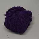 500g/1.1lb Velvet Yarn Deep Purple DIY Velvet Chenille Yarn Weaving Crochet Knitting Yarn DIY Knit Yarn Chunky Knit Yarn for Crochet Hat Scarf Knitting Materials (Deep Purple)