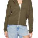 Forever 21 Women's Hooded Zip-up Sweater, Medium