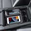 EDBETOS Center Console Organizer Compatible with 2024 2025 2026 Honda Prologue EV /2024 2025 Acura ZDX Console Insert Tray Accessories Secondary Armrest Storage Box, Original Tray Can be Placed on Top
