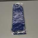 3 x ALVOGIMOR Lace Gloves for Women Wedding Tea Party, Evening Short Courtesy Gloves for Opera,1920s Party,Costume Accessory (Blue)