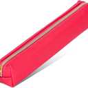 Small pencil case, pink pencil case for adult. fasion Pen case Hot pink Calssic small pen bag