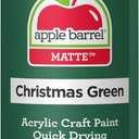 Apple Barrel Acrylic Paint in Assorted Colors (8 oz), 20429 Christmas Green- (Pack of 1)