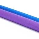 Hollowfly 2 Pack Jumbo Pool Noodles Floating Pool Noodles Foam Tube Large Hollow Floating Training Device Swimming Craft Projects Padding Bumper(55 x 3.5 Inch,Blue and Purple)