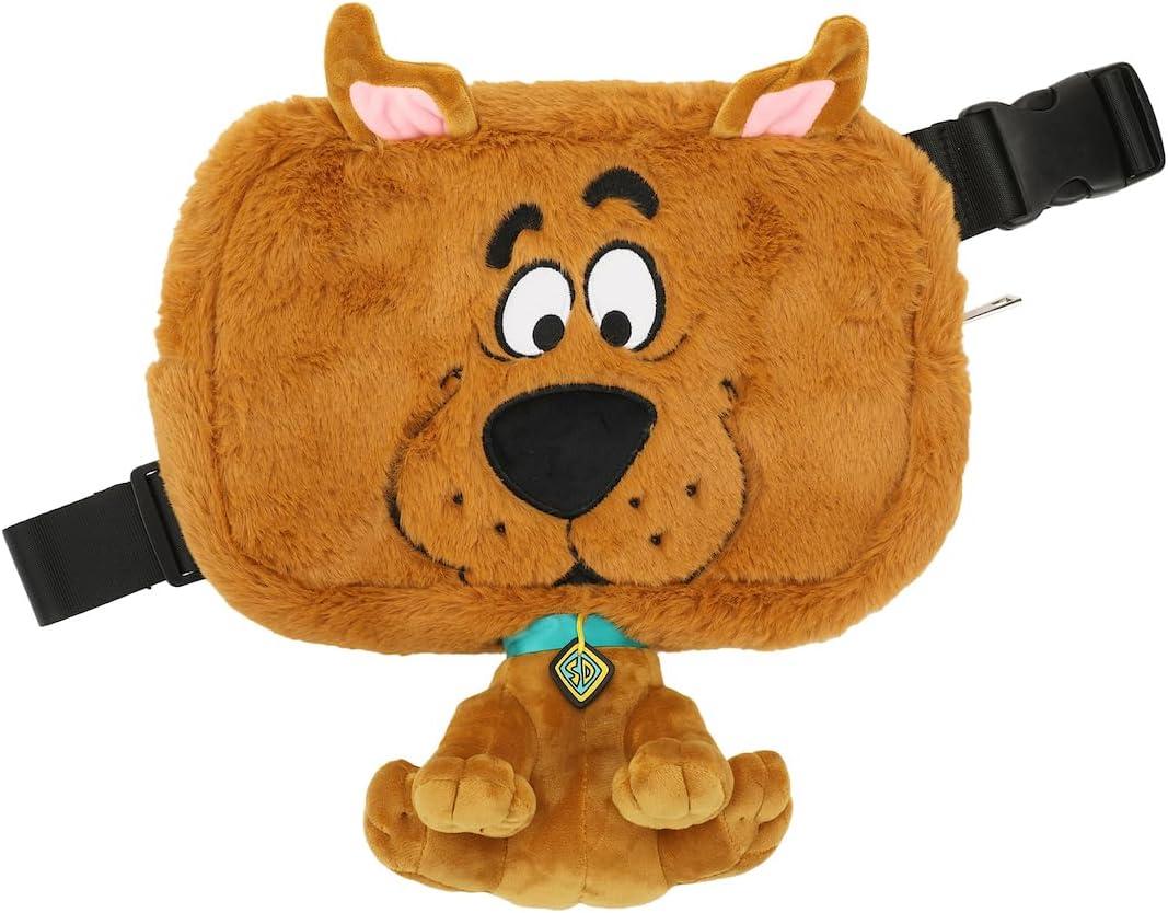 2 x Scooby Doo 9.5" Festie Bestie Plush Crossbody Hand Bag, OSFA