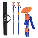2PK Adjustable Telescopic Support Pole, 54-115 inch Cabinet Jack, Heavy Duty 3rd Hand Support System, 154lbs Load-Bearing for Drywall Lift, Dust Barrier, Cargo Bar
