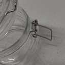 Mason Craft & More Airtight Kitchen Food Storage Clear Glass Clamp Jars, 16.9 Ounce (0.5 Liter) Short Mini Clamp Jar (17OZ MINI SHORT JAR PACK OF 1)