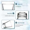 60 Pack Glass Shot Glasses Set,1.8OZ Shot Glasses Bulk With Heavy Base,Small mini Glass Cups for Vodka,Tequila,Espressos,Chocolate,Beer,whiskey