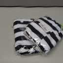 2 x Black Striped Dog Suit wit Green Wig Scientist Dog Costume Pet Costume Cosplay Clothes Outfit Accessories Party Favors (Small, Striped Clothes with Wig)