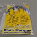 Flatirons Disc Adhesive Plate Hanger Set (6-2 Inch Hangers)