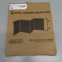 PPQ 40W Portable Solar Panel Kit 18V/2.2A,3lb Foldable Briefcase Solar Charger w/ 24% Efficiency,2 Cables & 14 Outputs for All Phones, Pads, Camping Power Banks, IP67 Waterproof