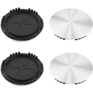 4Pcs Wheel Center Cap for 2002-2006Escalade Wheel Rim 199mm(7.83in) Silver Hub Cap Wheel Cover, Replacement 15650047 15650049