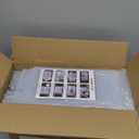 Storage Bins with Lids, 9 Pack Plastic Storage Containers with Magnetic Door, 19 Qt Stackable Clear Storage Box for Home, Office Organizing