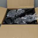 Wagons Carts Foldable, Lightweight Portable Utility Shopping Cart with Wheels, Folding Grocery Wagon Cart for Grocery, Camping, Shopping, Beach, Garden, Sports Black (100L)