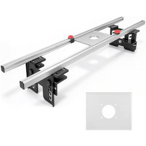50 Inch Router Sled For Flattening Slabs, Wood Slab Flattening Jig