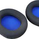 MOLGRIA Arctis 3/5/7 Mesh Ear Pads Cushion, Replacement Fabric earpads Blue Lining for Steel Series Arctis 3 Arctis 5 Arctis 7/7P Arctis 9 Arctis 1 Arctis Pro Prime Wireless Headsets