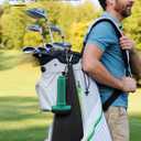 Golf Club Cleaner Brush and Towel, Golf Club Brush Groove Cleaner Magnetic, Golf Bag Accessories for Men Gifts