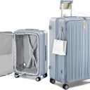 Hanke Top Opening 28" Large Luggage Expandable Hard Shell Grey, 28 Inch EXT