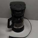 BLACK+DECKER 12-Cup Coffee Maker with Easy On/Off Switch, Easy Pour, Non-Drip Carafe with Removable Filter Basket, Vortex Technology, Black
