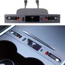 Fast Charge Adapter for Tesla, Tesla USB Hub Fit Center Console Adapter of 2021-2023 Model 3 and 2021-2024 Model Y(Not Fit Model 3 2024) (for Model Y(2021-24) Model 3(2021-23))