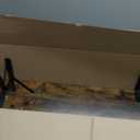 DINZI LVJ Long Wall Shelves, 31.5 Inch Wall Mounted Shelves Set of 2, Easy-to-Install, Wall Storage Ledges with Sturdy Metal Brackets for Living Room, Bathroom, Bedroom, Kitchen, Rustic Brown