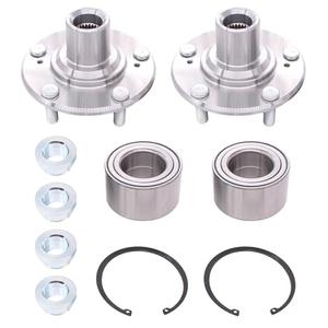 MOTOKU Pair Front Wheel Hub & Bearing Set for Honda Civic 1.8L 1.3L L4 2006-2011 Left Driver and Right Passenger Side