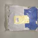 Girls Halloween Costume Kids Blue Dress White Apron with Plush Rabbit Bow Hair Band Socks (7-9year)