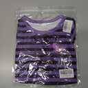 Baby Girl Fall Clothes: Soft Long Sleeve Bow Tie Print Outfits Casual Birthday Party Clothing for 6Months-3T (9-12 Months, Purple)