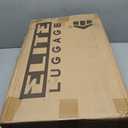 Elite Luggage Expandable Hardside Spinner Luggage, Burgundy, 21" Carry-on, 1 Piece