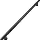 khtumeware 1 Pack 24 Inch(610mm) Soild Knurled Appliance Pulls Matte Black Cabinet Pulls Drawer Pulls Kitchen Hardware Kitchen Handles for Cabinets Cupboard Handles
