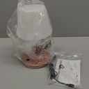 Outdoor Battery Operated Table Lamp Waterproof, 4000mAh Cordless Table Lamp Rechargeable, Touch Dimmable Desk Lamp, LED Night Light for Patio Camping Restaurant Home (Pink, 9.6in)