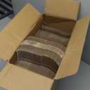 HORLIMER 4x4x2 inches Shipping Boxes Set of 100, White Corrugated Cardboard Box Literature Mailer