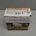 Homemory 6"x3" Outdoor Waterproof Flameless Candles, LED Candles, Battery Operated Candles with Remote and Timers, Electric Fake Plastic Pillar Candles, Ivory White, Set of 2