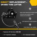 925-502 Spare Tire Hoist Tire Winch Carrier for Honda Pilot 2009-2019, Acura MDX 2014-2019 Spare Winch Carrier Replaces#74711SZAA01 74711SZAA02