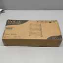 Slim Rolling Cart, Metal Frame Utility Rolling 3-Tier Narrow Storage Cart with Handle Kitchen Storage Organizer, Mobile Shelving Unit for Bathroom Kitchen