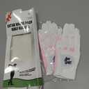 Amy Sport Golf Gloves Women Left Hand Right All Weather Rain Grip Value 2 Pack, Ladies Soft Pink Glove Lh Rh Both Hand Fit Size Small Medium Large XL (White, M)