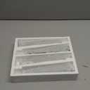 4 Pcs Christmas Tree-Shaped Flameless Taper Candles with Remote and Timer, 9.8'' Real Wax LED Window Candlesticks, 3D Flame Wick Battery Operated Christmas Tree Candles for Holiday Decoration (Green)