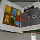 Curious Columbus Quiet Book Away We Go Busy Book for Kids, Montessori Airplane Travel Toy for Preschool and Early Learning