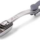 Full Circle Skinny Dip, Stainless Steel Measuring Spoons, 4-Piece Set - 1/4 tsp, 1/2 tsp, 1 tsp, and 1 Tbsp - Perfect for Spice Jars - Dishwasher Safe