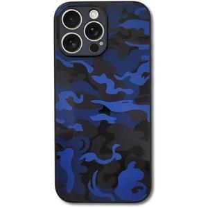 CBTRFASHION Camo Camouflage Phone Case Compatiable for iPhone 13 Pro (Blue Camo)