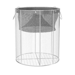 Heavy Duty Stainless Steel Submersible Pump Screen, 9.5" Diameter x 13.5" Tall，Submersible Pump Protection Net, can be easily used vertically and horizontally