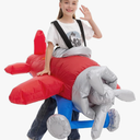HSCTEK Child Inflatable Airplane Costume